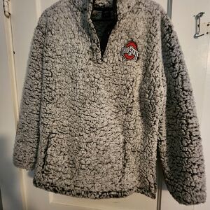 Scarlett Gray Sherpa Pullover